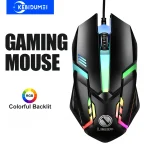 USB Wired Mouse RGB Colorful Mosue E Sports Gaming Mouse Wired Office Mouse Mice (New)