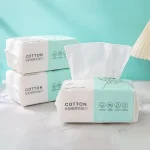 100 Pumps Thickened Disposable Face Towel 100Cotton Soft Fabric Travel Cleansing Dry Wet (New)