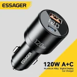 Essager 120W PD Car Charger Super Fast Charger QC 4 (New)