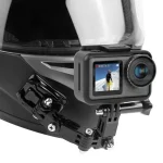 1 Motorcycle Helmet Mount Curved Adhesive Arm for Action Camera Accessories (New)