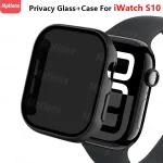 Privacy Glass Case Apple Watch 10 46mm 42mm Tempered Anti-Peeping (New)