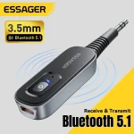 Essager Bluetooth 5.1 Adapter Transmitter Receiver Wireless Audio Car (New)