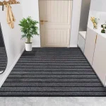 Rubber Bottom Striped Large Area Carpet Washable Anti Slip Outdoor Laundry Room Corridor (New)