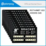 PIORPOY Dental Brackets Orthodontic Brace 20  Metal Monoblock Mini Roth MBT 22 (New)