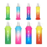 Sport WaterÂ Bottle TPU Folding Soft Flask Drink Portable Water Bottle High Flow Running (New)