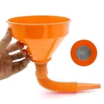2 In 1 Refueling Funnel with Strainer Can Spout for Oil Water Fuel Petrol Diesel (New)