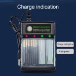 Alkaline Battery Charger 1.5V 4 Slots Digital Charging Circuit for (New)