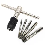 T type 3mm to 6mm hand tap wrench thread tapping tool set hand wrench (New)