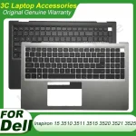 New US Keyboard For Dell Inspiron 15 3510 3511 3515 3520 3521 3525 Keyboard with Palmrest Upper Case Cover 09CJN3 054WVM 0HRHC5 (New)