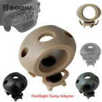 BOOIU Helmet Flashlight Holder Clip for Fast Tactical Helmet Mount Clamp Adapter 60 (New)