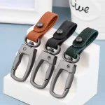 Fashion Handmade Keychain Genuine Leather Keyring DIY Car Keychain Key Holder Keys Organizer (New)