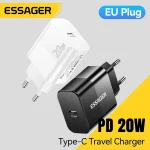 Essager 20W Type C Travel Charger PD Fast Charge Phone (New)