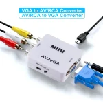 VGA to AV Converter VGA to RCA AV to VGA Converter RCA Adapter (New)