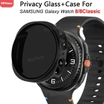 Privacy Glass Case Samsung Galaxy Watch 8 40mm 44mm Tempered (New)