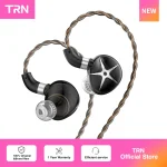 TRN Starfish Earphones 12mm Dynamic Driver In ear Monitors Beryllium Coated Diaphragm Headset Hi Fi (New)
