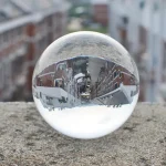 30 40 50cm Clear Glass Crystal Ball K9 Deck Figurines Decor Solid Clear (New)
