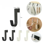 Multi Purpose Hooks Kitchen Cabinet Door Back Hook Hanging Rack Clothes Coat Hat Towel (New)