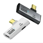 Type C 10Gbps Headphone Adapter with PD 100W Charging Port 2 in 1 USB C Splitter for (New)