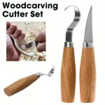 Wood Carving Knife Chisel Hook Knife Carving Tools Ergonomic Woodworking Spoon Durable Crooked (New)