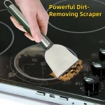 Versatile cleaning scraper Durable metal stainless steel glue remover Snow shovel for kitchen, (New)