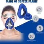 1 Cpap Mask Liners Reusable Fabric Comfort Covers To Reduce Air Leaks Skin (New)