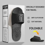 Foldable Portable Mens Slippers Hotel Travel Sandals Home Slippers Non Slip Bathing Men Women (New)