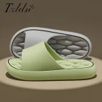 TZLDN Summer Women Home Slippers Beach Flat Fold Sandals Soft Comfortable Non Slip Slides (New)