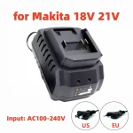 Battery Charger Suitable For Makita 18V 21V Li ion Battery Portable Fast Charger for (New)