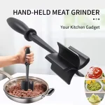 1 2 Handheld Household Kitchen Meat Chopper Mixing Rice Meat Grinder Meat Shredder Meat (New)