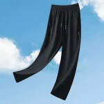 Running Pants Cooling Summer Ice Silk Pants Soft Stretchy Pant Loose Casual Quick Dry (New)