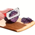 1, Cabbage Kitchen Knife, Cabbage Hand Chopper, Metal Sauerkraut Knife, Double Slice Planer, (New)