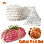 3 Meters Cotton Meat Net Ham Sausage Net Butchers String Sausage Roll Hot (New)