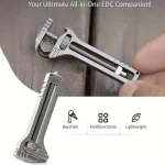 1 EDC Multi Tool Compact Multi Tool Portable Tool Key Ring Chain Pocket Knife Screwdriver (New)