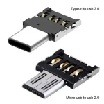 OTG Micro USB Type C Adapter USB-C Male to (New)