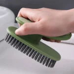 Laundry brush, multifunctional long handled cleaning brush with soft bristles, household use, doesnt damage (New)