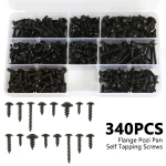 340 500 Pan Head Tapping Screw Cross Head M3 M4 M3.5 M4.8 Self Tapping Screw Set Assortment (New)