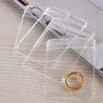 20 Transparent PVC Jewelry Pouches Bags Anti Oxidation Zip Lock Storage Bag (New)