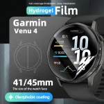 Hydrogel Film Garmin Venu 4 45mm 41mm Screen Protector, (New)