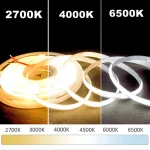 FCOB CCT LED Light Strip 608 LEDs High Density Flexible FOB COB 10mm (New)