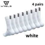 4 pairs Cycling Socks Running Quick Dry Medium Cylinder Men and Women Sports (New)