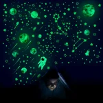 849 Glow in The Dark Stars Wall Stickers Glowing Stars for Ceiling Luminous (New)