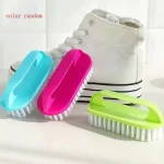 Random Scrub Brush, Soft Bristles, Laundry Supplies, Clothes, Shoes, Scrub Brush, Portable Plastic (New)