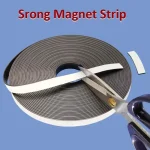 1 10M DIY Strong Flexible Magnet Strip Self Adhesive Magnetic Tape Rubber Magnet Tape (New)
