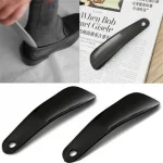 1 4 16cm Shoe Horns Professional Black Plastick Shoe Horn Spoon Shape Shoehorn (New)