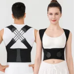 Back Brace Posture Corrector for Women and Men, Shoulder Straightener Adjustable Full Back (New)