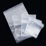 50 Thicken Zipper Sealed Bags Clear Plastic Storage Pouch for Small Jewelry Food (New)