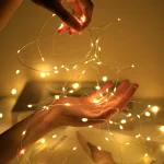 LED Fairy Lights String Button Battery Light Home Decoration Living Bedroom Garden Christmas (New)