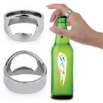 Mini Can Opener Stainless Steel Bottle Opener Ring shape Bottle Beer Opening Remover Kitchen (New)