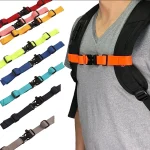 Backpack Chest Bag Strap Harness Adjustable Shoulder Strap For Bag Outdoor Camping Tactical (New)