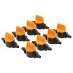 20 Pvc Pipe Through Valve Irrigation Double Barb Mini Valve Drip Irrigation Capillary (New)
